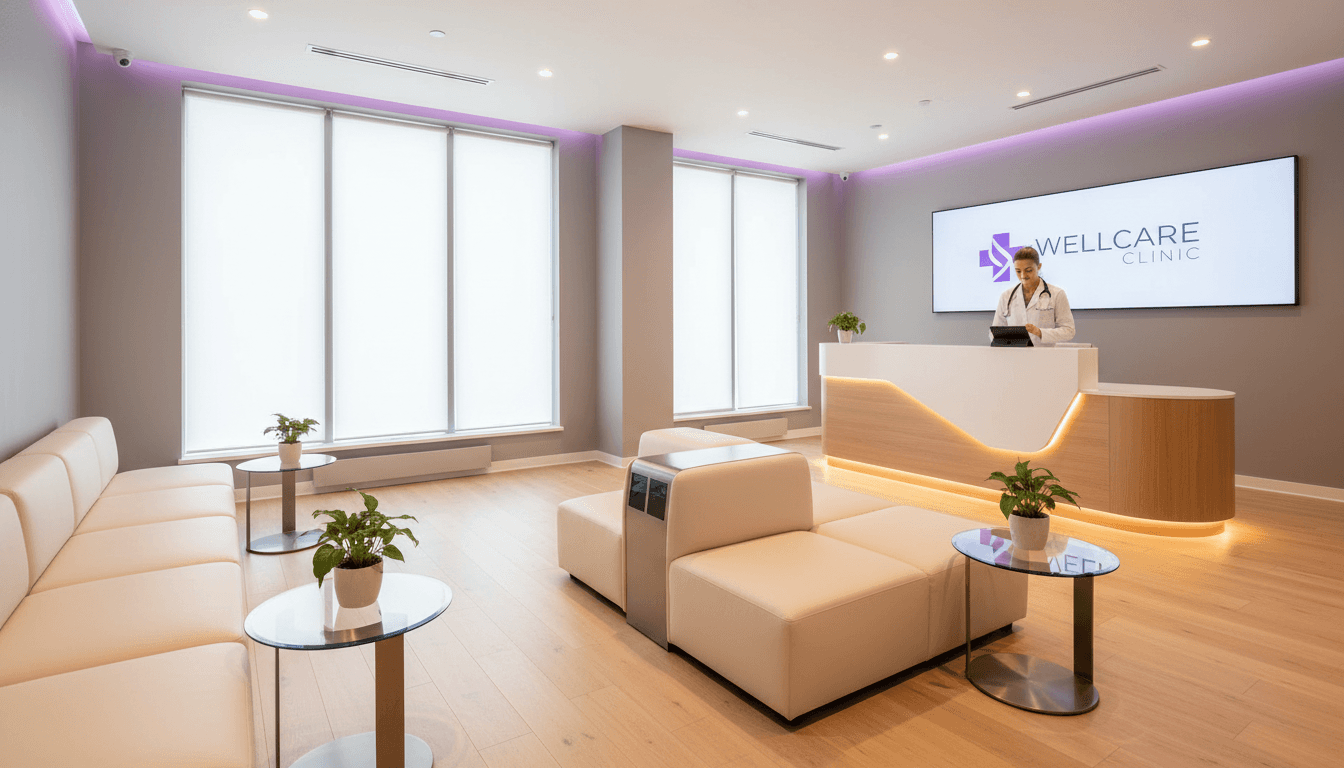 Modern medical clinic