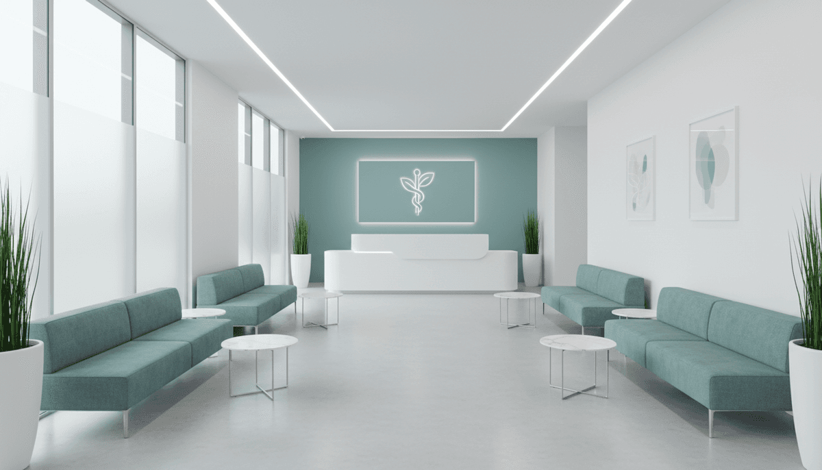Modern medical clinic